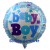 Holografischer Luftballon zu Geburt, Taufe, Babyparty,  Baby Boy, Ballon mit Ballongas Helium