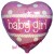 Luftballon zu Geburt, Taufe, Babyparty, Baby Girl, ohne Helium-Ballongas