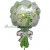 Großer Hochzeitsballon, Bouquet für die Braut, Folienballon, inklusive Helium-Ballongas