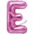 Buchstaben-Luftballon aus Folie, E, Pink, 35 cm