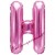 Buchstaben-Luftballon aus Folie, H, Pink, 35 cm