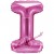 Buchstaben-Luftballon aus Folie, I, Pink, 35 cm