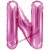 Buchstaben-Luftballon aus Folie, N, Pink, 35 cm