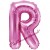 Buchstaben-Luftballon aus Folie, R, Pink, 35 cm