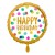 Luftballon Happy Birthday Dots, Folienballon ohne Ballongas