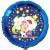 Folienballon Einhorn, Merry Christmas, Luftballon zu Weihnachten mit Helium