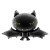 Folienballon Vampirfledermaus, Shape, Halloween, inklusive Ballongas