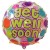 Get well soon - Gute Besserung, Luftballon aus Folie mit Helium-Ballongas