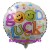 Good Luck Smileys, Luftballon aus Folie ohne Helium-Ballongas