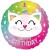 Einhorn Katze Happy Birthday, Luftballon mit Ballongas zum Geburtstag