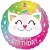 Happy Birthday Einhorn Katze, Caticorn Luftballon, Folienballon ohne Ballongas