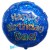 Geburtstags-Luftballon Happy Birthday Dad, Vater, Papa, inklusive Helium