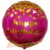 Geburtstags-Luftballon Happy Birthday Punkte, ohne Helium