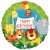 Geburtstags-Luftballon Happy Birthday Jungle animals, Holographic, inklusive Helium
