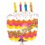 Happy Birthday, Geburtstagstorte, Folienballon mit Helium zum Geburtstag