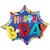 Happy B'day Burst Jumbo 3D zum Geburtstag, Jumbo-Folienballon mit Ballongas