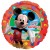 Micky Maus Happy Birthday Luftballon, Mickey Maus Folienballon mit Ballongas