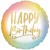 Geburtstags-Luftballon Happy Birthday Ombre & Gold, inklusive Helium