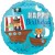 Geburtstags-Luftballon Happy Birthday, Piraten (ohne Helium)