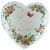 Just Married Heart Flowers, Folienballon ohne Helium-Ballongas