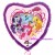 Luftballon My Little Pony, Herz mit Federn, Jumbo Folienballon ohne Ballongas