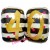 Zahlen-Luftballon zum 40. Geburtstag, Pink & Gold Milestone Birthday 40, Folienballon mit Ballongas