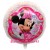 Luftballon Minnie Mouse, holografischer Folienballon mit Ballongas