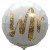 Mr Gold Glimmer Rundballon zur Hochzeit, Folienballon, inklusive Helium-Ballongas