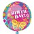 Luftballon Orbz Happy Birthday Schmetterling, Folienballon mit Ballongas