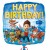 Paw Patrol, Luftballon, Happy Birthday, Folienballon mit Ballongas