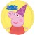 Peppa Pig Folienballon ohne Helium-Ballongas