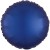Rundballon Marineblau, Matt, Satin Luxe (heliumgefüllt)