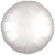 Rundballon Weiß, Matt, Satin Luxe (heliumgefüllt)