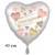 Traumpaar - Hearts. Herzluftballon, Folienballon zur Hochzeit, inklusive Helium-Ballongas