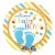 Luftballon zu Geburt und Taufe eines Jungen, Welcome Baby Boy, Ballon mit Ballongas Helium