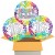 3 Luftballons, Colorful Confetti zum 16. Geburtstag