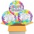 3 Luftballons, Colorful Confetti zum 16. Geburtstag