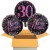 3 Luftballons, Pink Celebration zum 30. Geburtstag