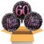 3 Luftballons, Pink Celebration zum 60. Geburtstag