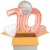 5 Geburtstags-Luftballons Sparkling Fizz  Birthday Rosegold 70, zum 70. Geburtstag, inklusive Helium