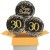 3 Luftballons, Sparkling Fizz Birthday Gold 30 zum 30. Geburtstag
