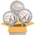 3 Luftballons, Sparkling Fizz Birthday Rosegold 50 zum 50. Geburtstag