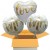 3 Luftballons zur Gleichgeschlechtlichen Hochzeit, Mrs & Mrs in Love Gold-Glitter mit Nachfüllbehälter, inklusive Helium