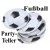 Fußball Partyteller