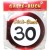 Geburtstags-Gästebuch Verkehrsschild 30 zum 30. Geburtstag 