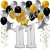 Geburtstagsdeko-Set mit Luftballons, Happy Birthday Glamour zum 11. Geburtstag, 34-teilig
