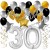 Geburtstagsdeko-Set mit Luftballons, Happy Birthday Glamour zum 30. Geburtstag, 34-teilig
