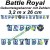 Battle Royal Geburtstagsgirlande Happy Birthday  zum Gaming Kindergeburtstag mit Zahlen zur individuellen Anpassung