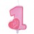 Only One Zahlenkerze 1, Rosa, Kerze zum 1. Geburtstag