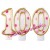 Zahlenkerzen Pink Dots 100, Kerzen zum 100. Geburtstag und Jubiläum